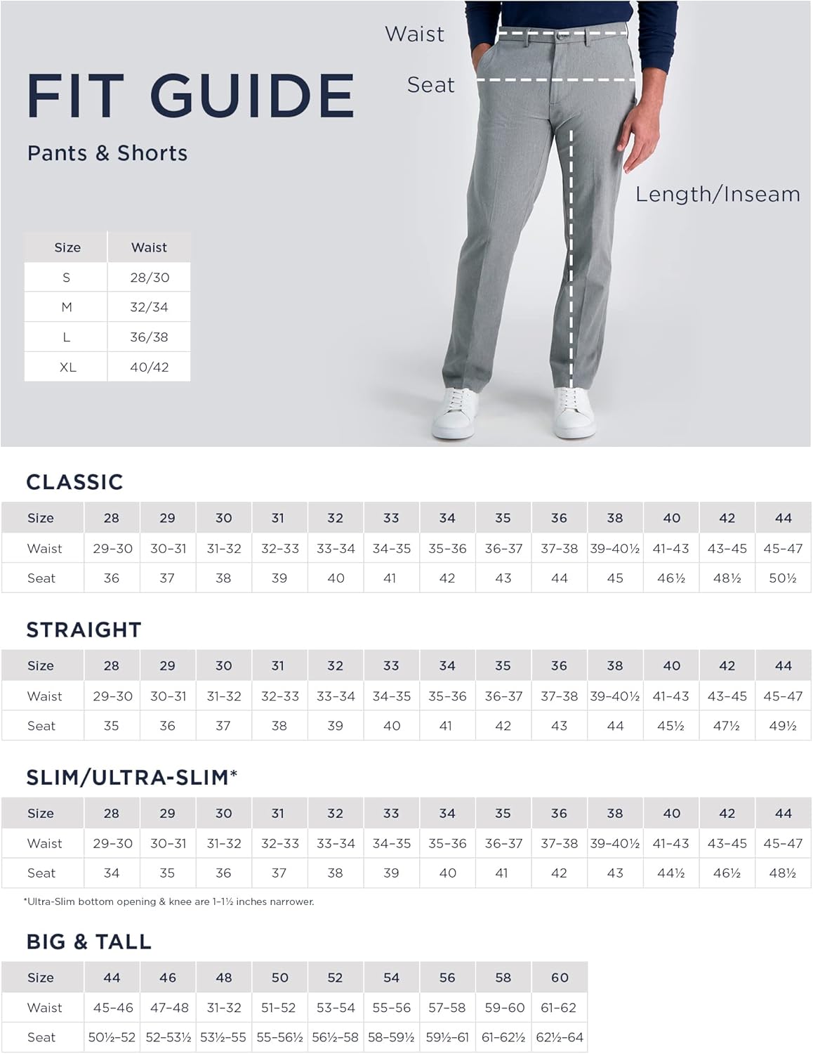 Haggar Men's Premium No Iron Khaki Classic Fit Flat Front Casual Pant (Regular and Big & Tall Sizes)