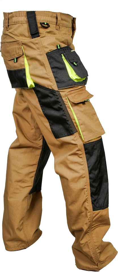 Juicy Trendz Work Trousers for Men - Men's Work Utility & Safety Pants for Construction and Outdoor Activities