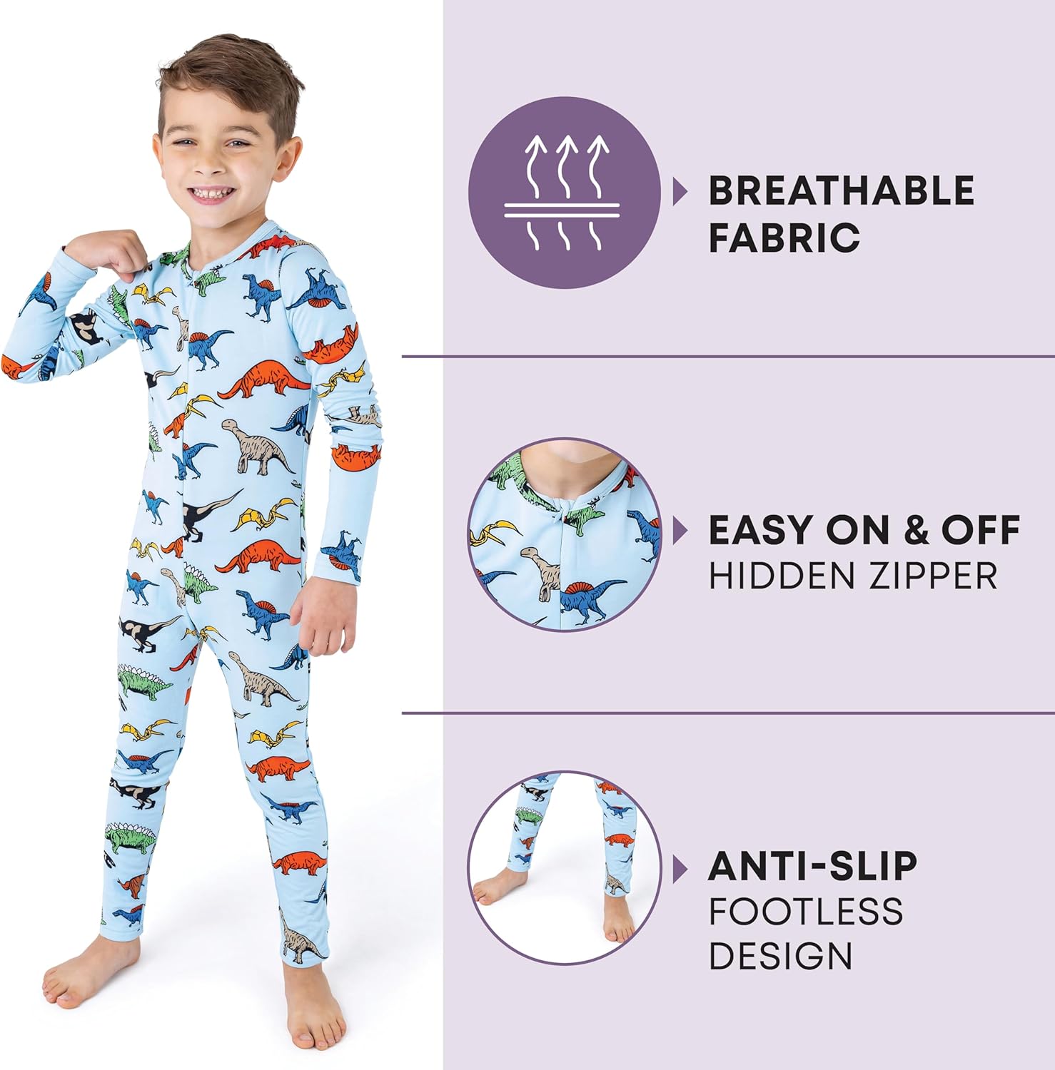 Rocky Kids Onesie Cozy Jumpsuit, Unisex, Fleece Lined, for Boys & Girls, Long Sleeve Thermals (Stay-Soft)