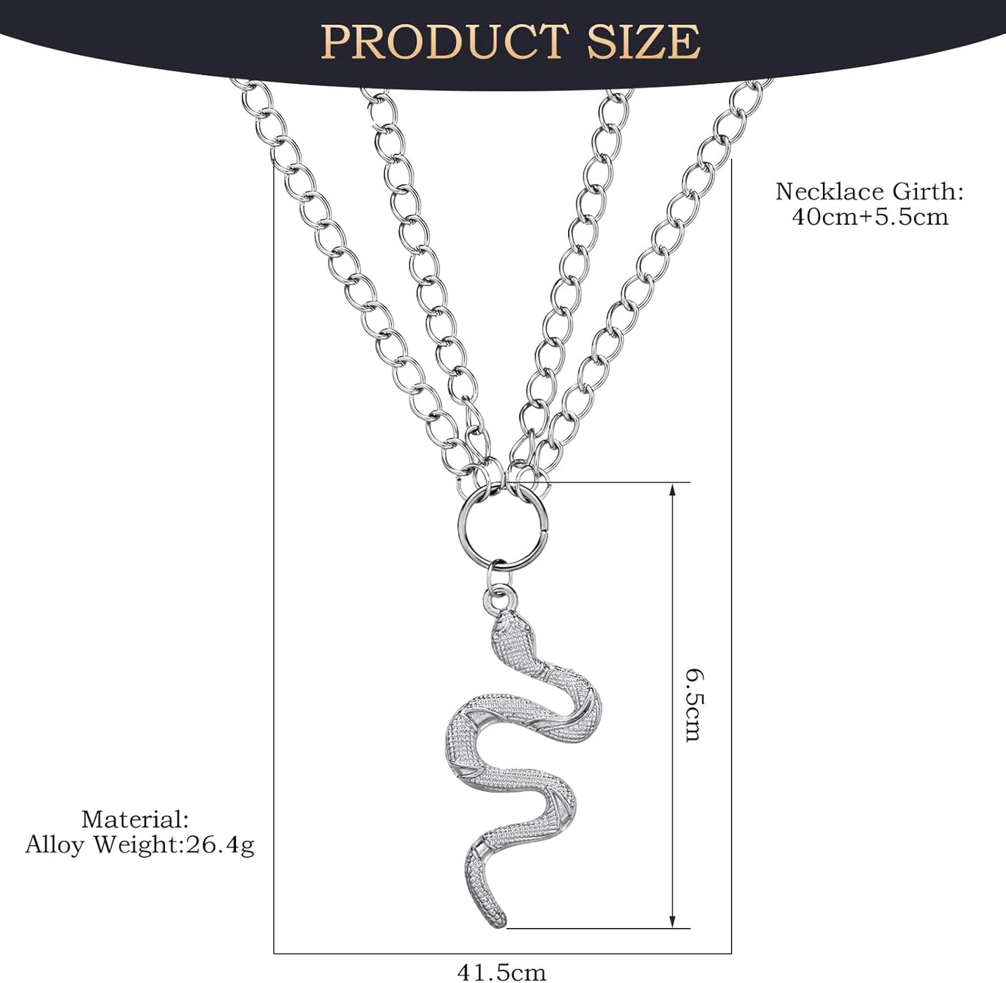Janmercy 15 Pcs Gothic Grunge Necklace Set Goth Punk Rock Vintage Y2k Harajuku Silver Chain Choker Necklace Jewelry Costume Accessories for Women