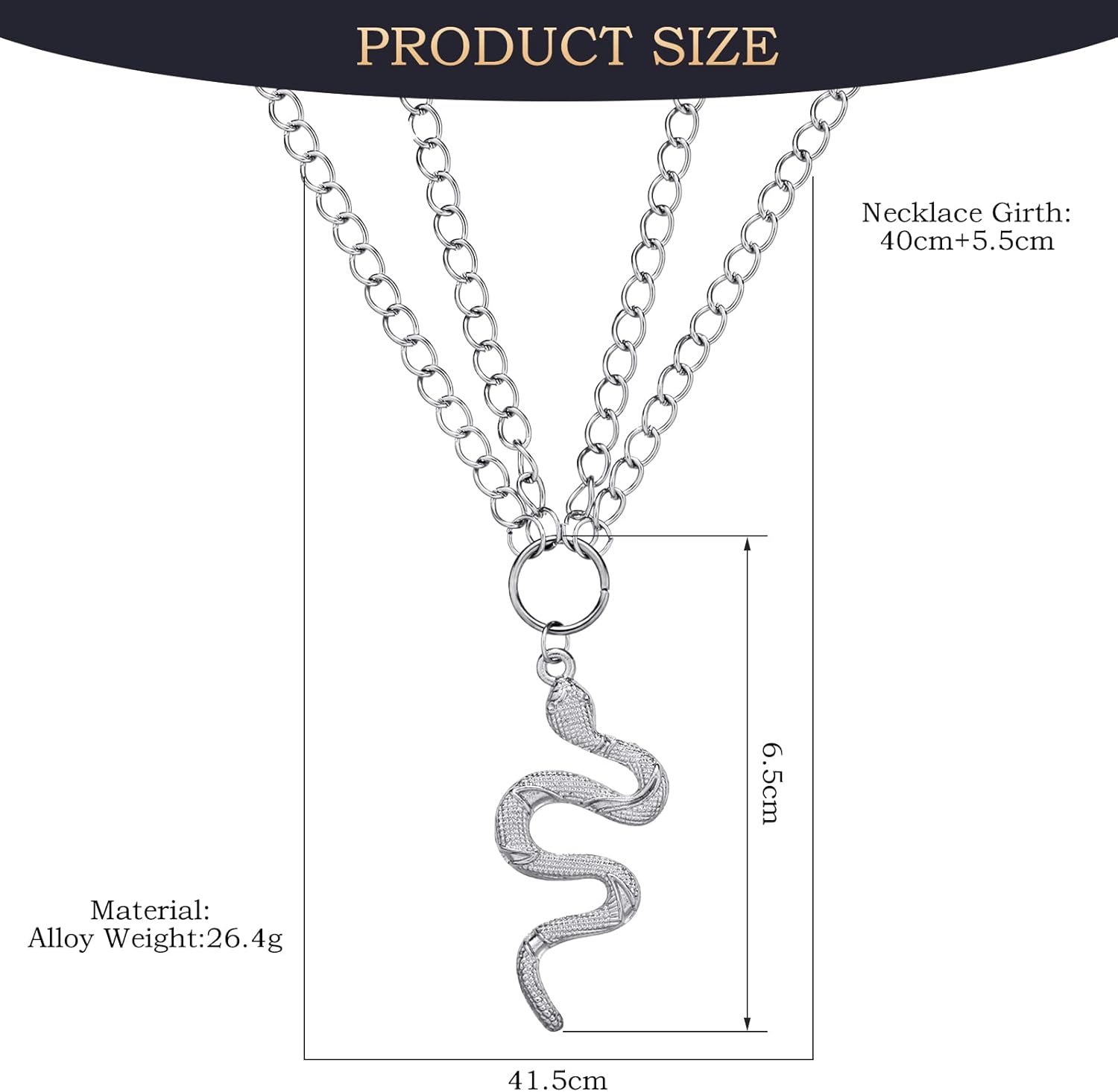 Janmercy 15 Pcs Gothic Grunge Necklace Set Goth Punk Rock Vintage Y2k Harajuku Silver Chain Choker Necklace Jewelry Costume Accessories for Women