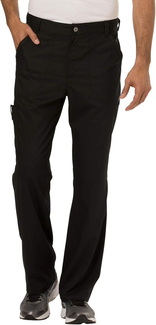 Cherokee Cargo Pants for Men Scrub, Modern Fit Inside Drawstring Bottom WW140