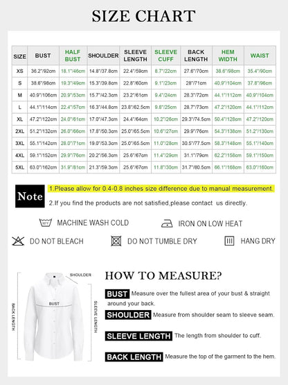 Womens Oxford Shirts Button Down Shirts Cotton Dress Shirts Long Sleeve Collared Work Office Blouses Tunic Tops - White L