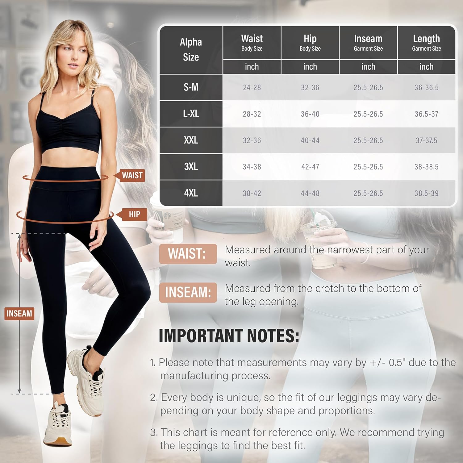 High Waisted Leggings for Women - Tummy Control Yoga Pants for Workout Running Athletic Women's Leggings Plus Size