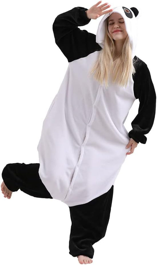 Unisex Adult Animal Cosplay One Piece Unisex Sleepwear Costume (ice,S)