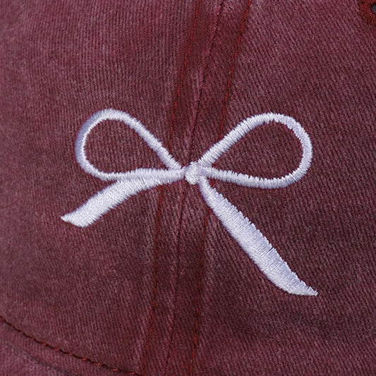 Bow-Tie Baseball Cap for Women Fashion Sun Hats for Women Trucker Hat Y2k Sun Cap Visor Cap Hiking Travel Trendy 2025