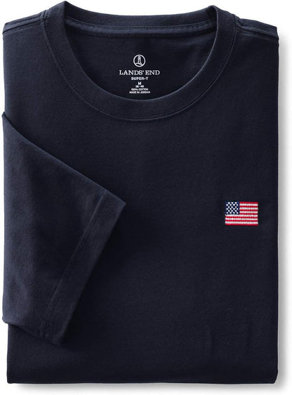 Lands' End Men's Super-T Short Sleeve T-Shirt