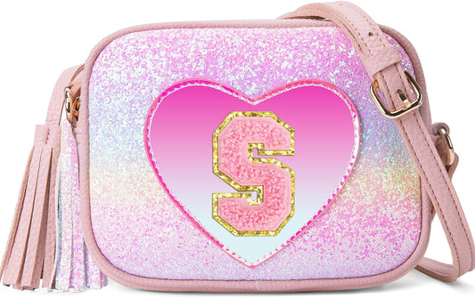3 4 5 6 7 8 Year Old Girl Birthday Gifts Initial Toddler Girl Purse Kids Purse Toddler Girls Gift Heart Purse