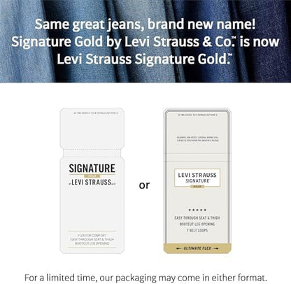 Levi Strauss Signature Gold Women's Curvy Totally Shaping Straight Jeans Mid-Rise Stretch Denim (Available in Plus Size)
