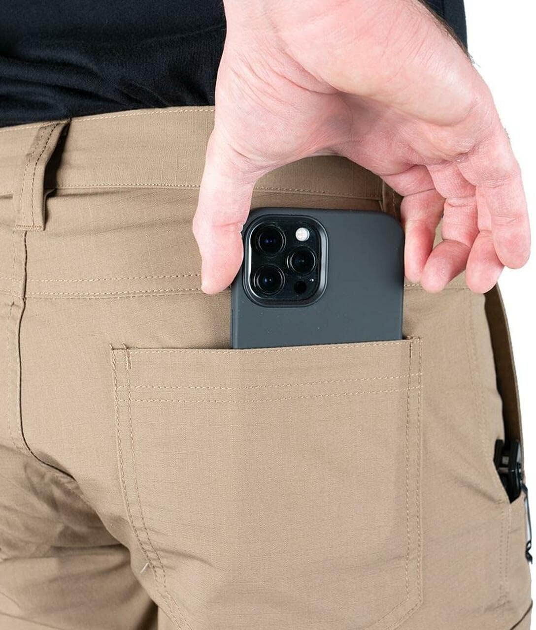 LAPG Men's Core Cargo Tactical Pants, Stretch Waistband, Lightweight & Durable Ripstop CCW Cargo Pants for Men