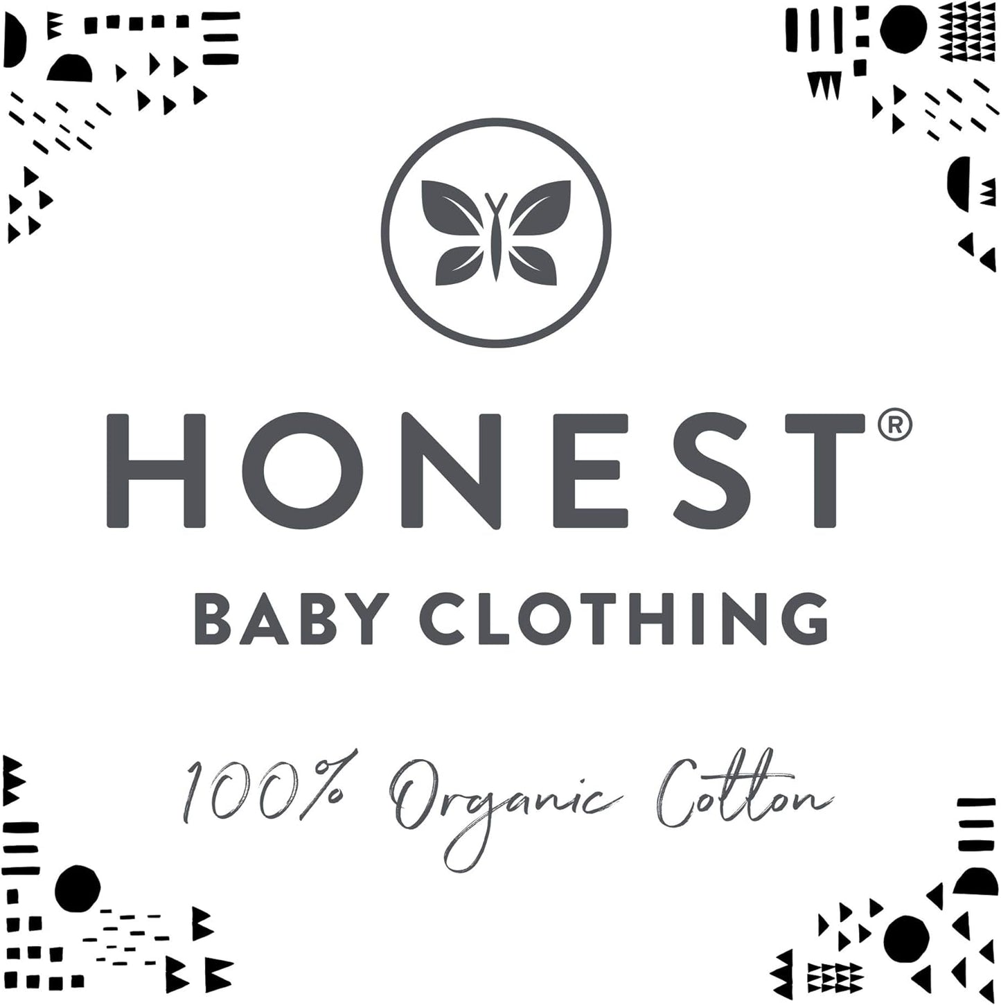 HonestBaby baby-boys 5-pack Long Sleeve Bodysuits One-piece 100% Organic Cotton for Infant Baby Boys