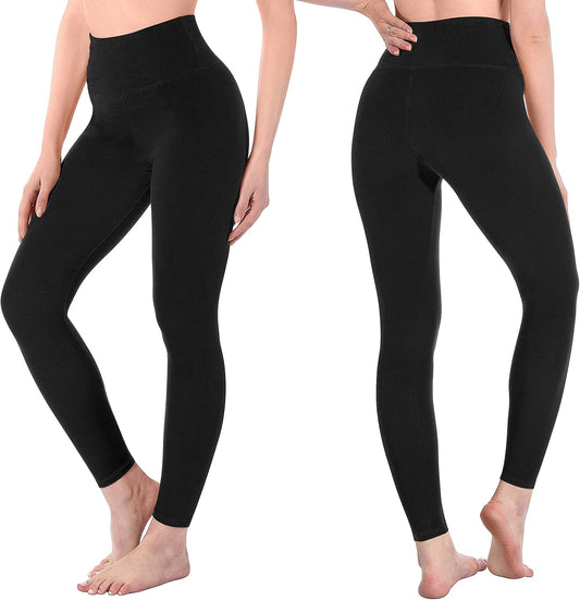 SINOPHANT High Waisted Leggings for Women - Full Length Capri Buttery Soft Yoga Pants for Workout Athletic