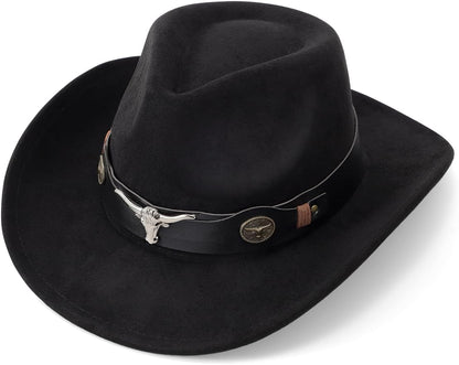 Cowboy Hat for Men Women Classic Cowgirl Hat Wide Brim Western Women Mens Cowboy Hats Christmas Cowgirl Hats Gifts