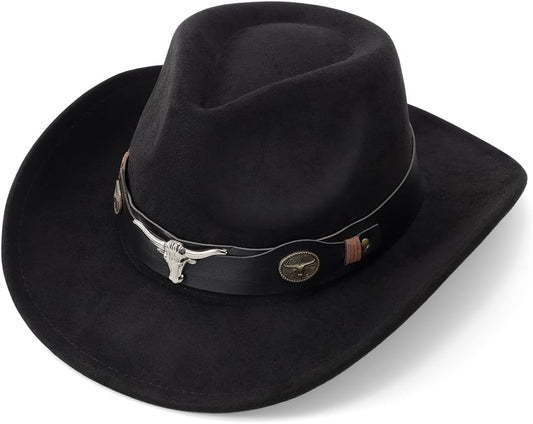 Cowboy Hat for Men Women Classic Cowgirl Hat Wide Brim Western Women Mens Cowboy Hats Christmas Cowgirl Hats Gifts