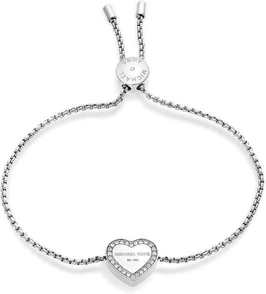 Michael Kors Silver-Tone Bracelet for Women; Bracelets; Jewelry for Women