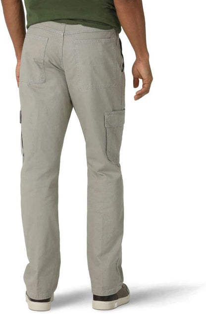 Wrangler Authentics Men's Twill Relaxed Fit Cargo Pant (Logan)