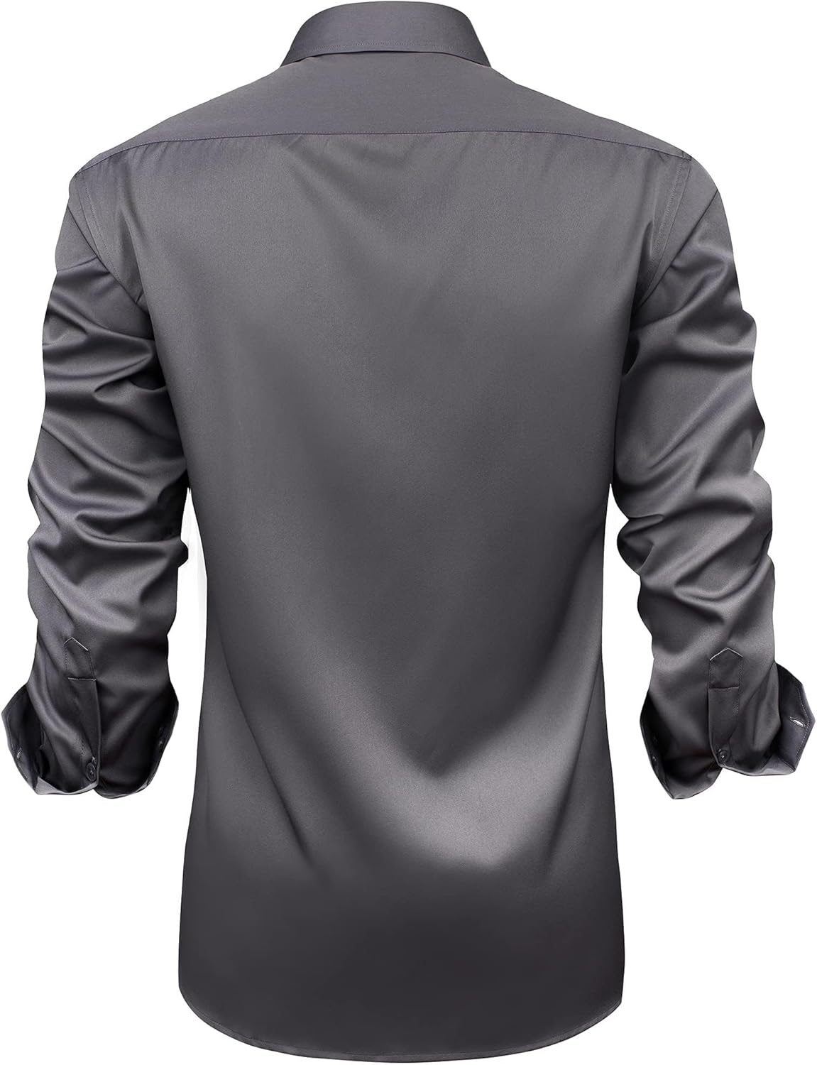 J.VER Men's Casual Long Sleeve Stretch Dress Shirt Wrinkle-Free Regular Fit Button Down Shirts