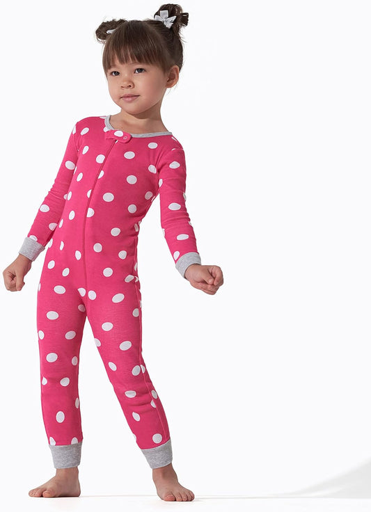 Onesies Brand Baby Girls' 3-Pack Snug Fit One-Piece Cotton Pajamas
