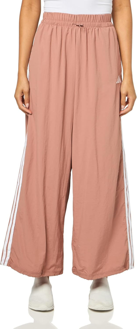 adidas Women's Essentials 3-Stripes Woven Parachute Pants