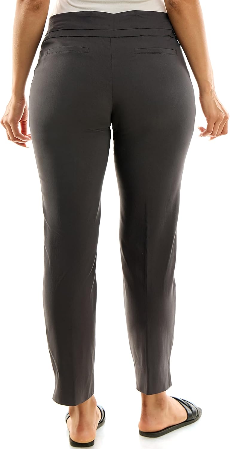 Zac & Rachel Women's Pull-on Ankle Length Pants with Millennium Fabric