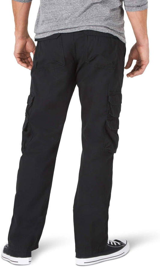 Wrangler Authentics Men's Premium Relaxed Fit Straight Leg Cargo Pant