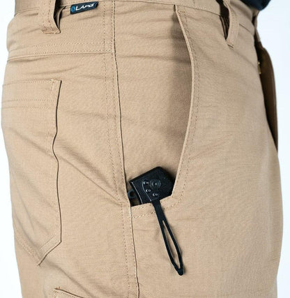 LAPG Men's Core Cargo Tactical Pants, Stretch Waistband, Lightweight & Durable Ripstop CCW Cargo Pants for Men