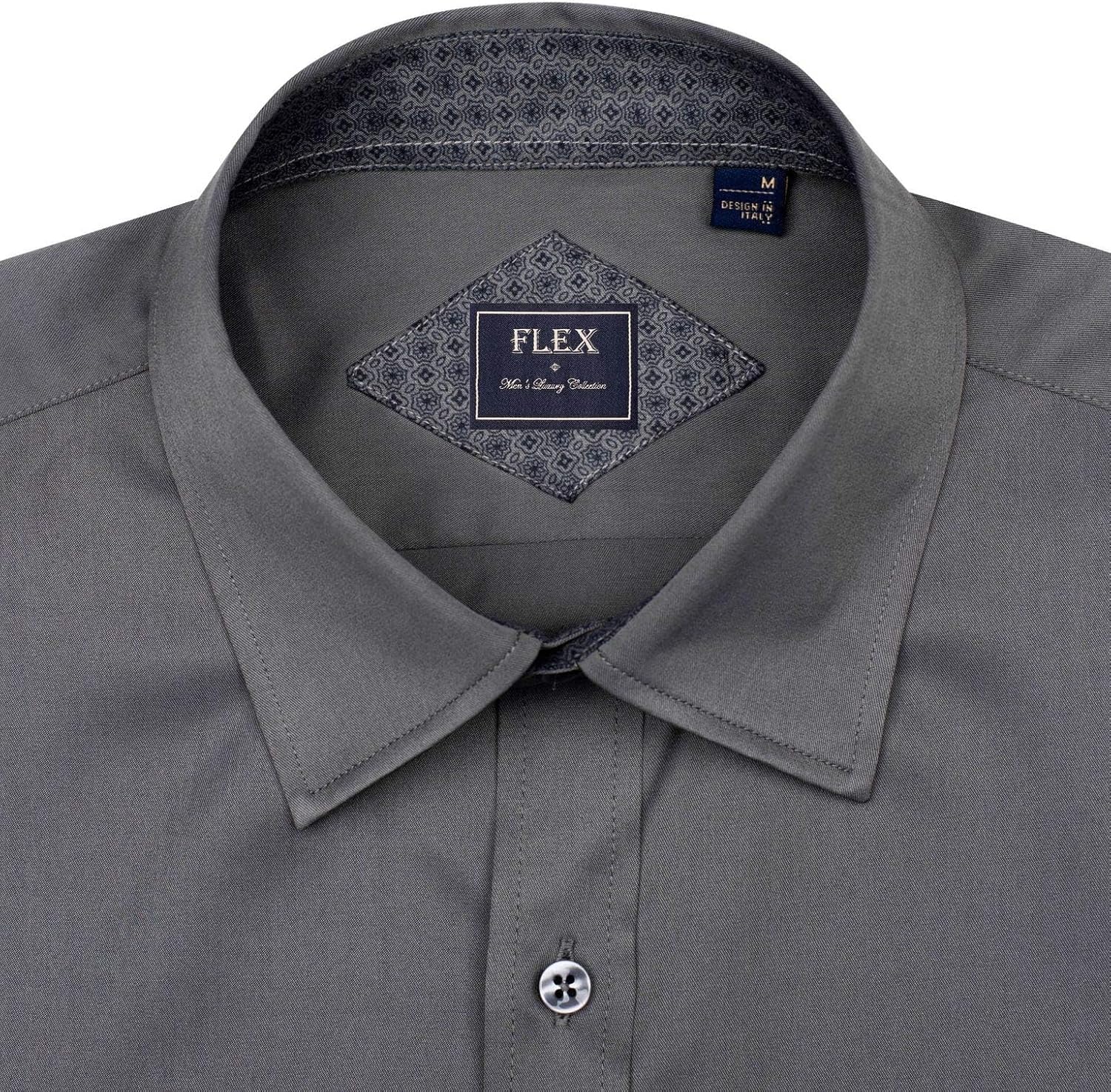 J.VER Men's Casual Long Sleeve Stretch Dress Shirt Wrinkle-Free Regular Fit Button Down Shirts