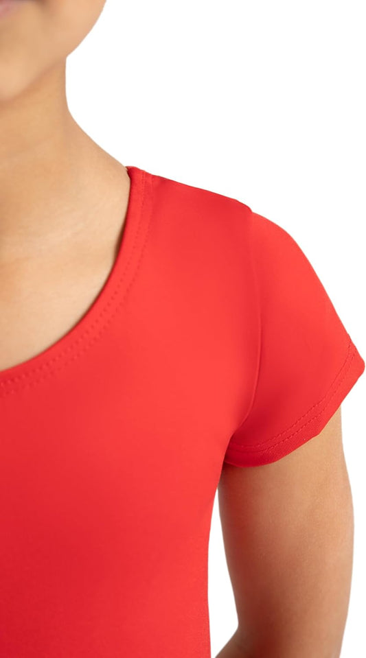 Capezio girls Short Sleeve Leotard - Girls