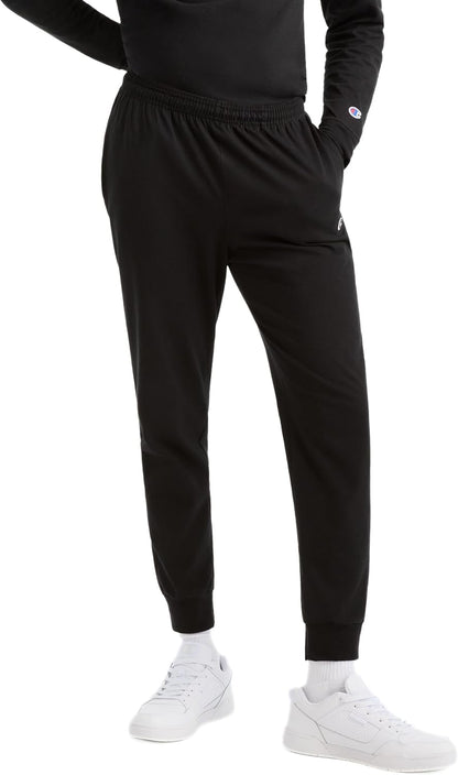 Champion Men's Joggers, Everyday Cotton, Lightweight Lounge Knit Pants for Men, 31"