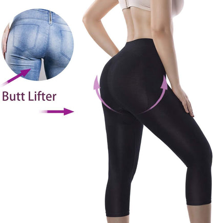 +MD Womens Shapewear Legging High Waist Thigh Slimmer Tummy Control Panties Body Shaper Butt Lift