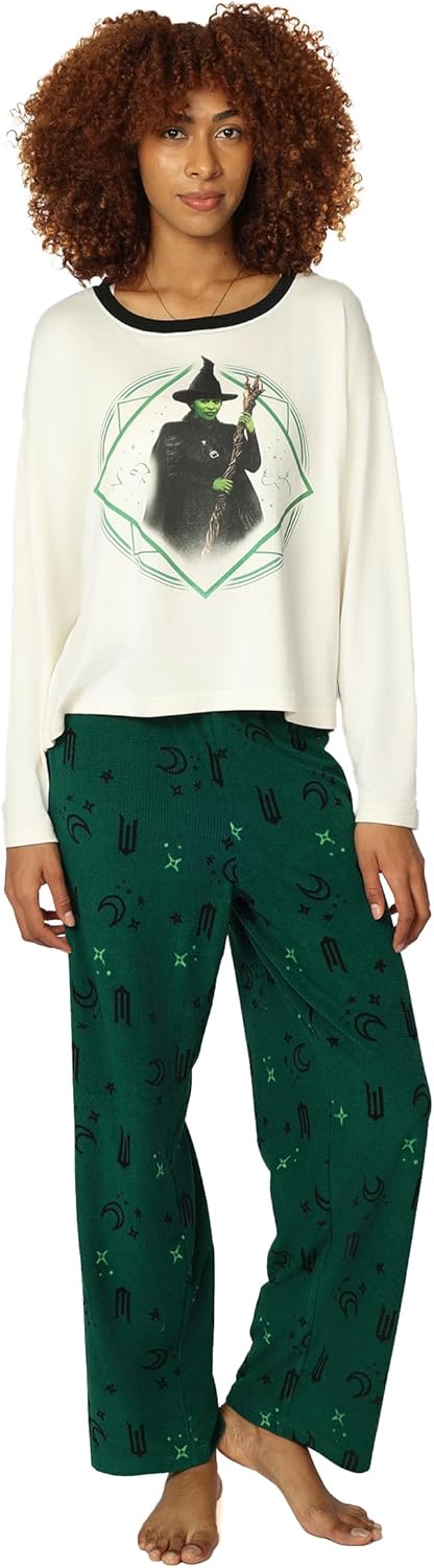 Wicked Women's 2-Piece Loose-fit Pajama Set, Soft & Comfortable Nightwear for Adults