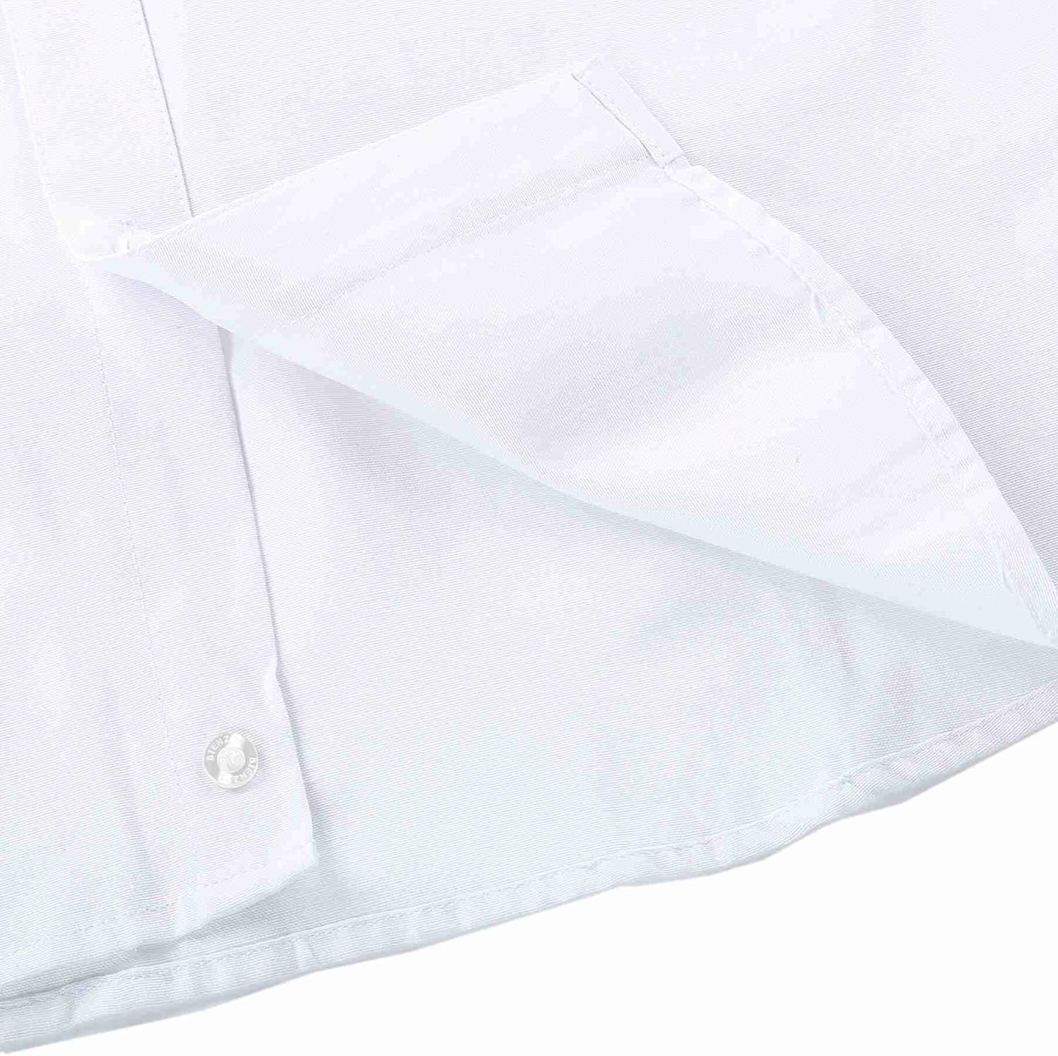 Bienzoe Boys Button Down Shirt: Kids Long Sleeve School Uniform Dress Tops Pack