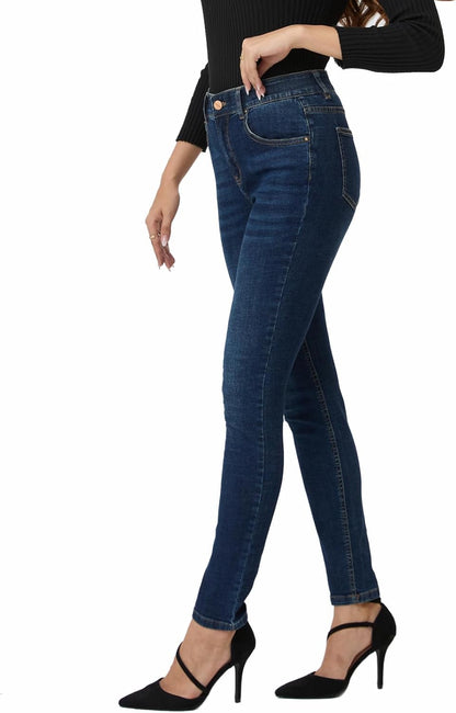 MetHera Women's Mia High Rise Stretch Skinny Shaping Jeans