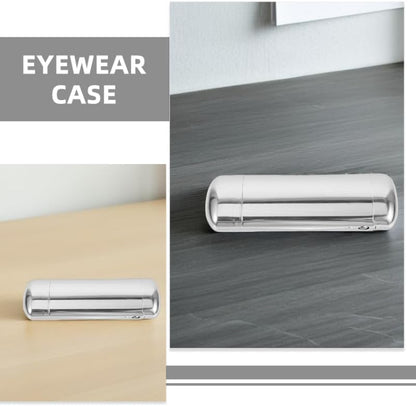 2pcs Lightweight Aluminum Eyeglasses Organizer Case Travel Sunglass Storage with Soft Interior Lining for Men and Women and Portable Eyewear Protection