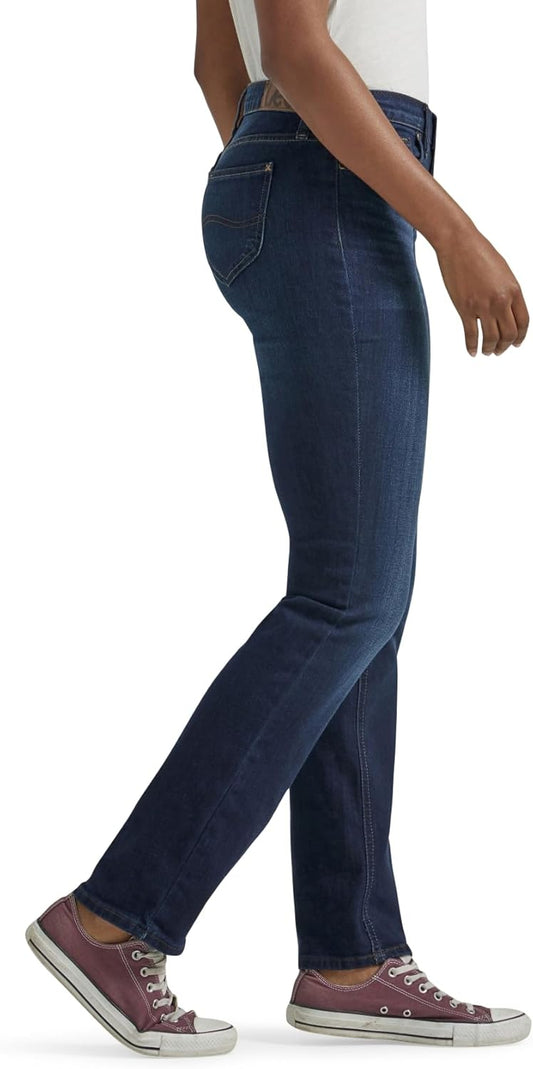 Lee Women's Legendary Mid Rise Straight Leg Jean