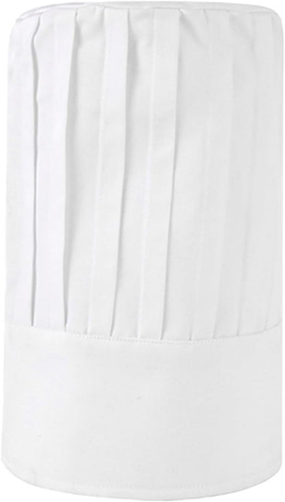 Hyzrz Tall Chef Hat Adjustable Elastic Baker Kitchen Cooking Grill BBQ Chef Cap for Adult Children Breathable Mesh Top