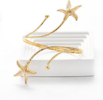 Arm Cuff Bracelet for Women Gold Upper Arm Jewelry Bangle Cuff Bracelets Greek Goddess Halloween Custom Accessories
