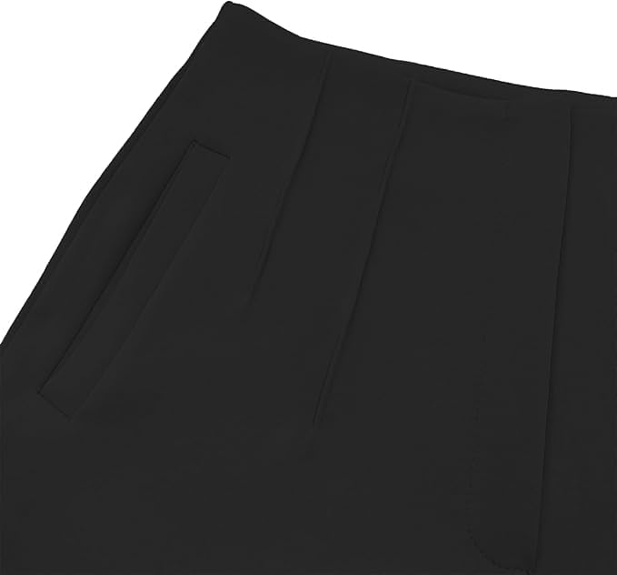 Womens High Waisted Pants 2025 Trendy Pleated Straight Leg Dress Pant Business Work Casual Trousers