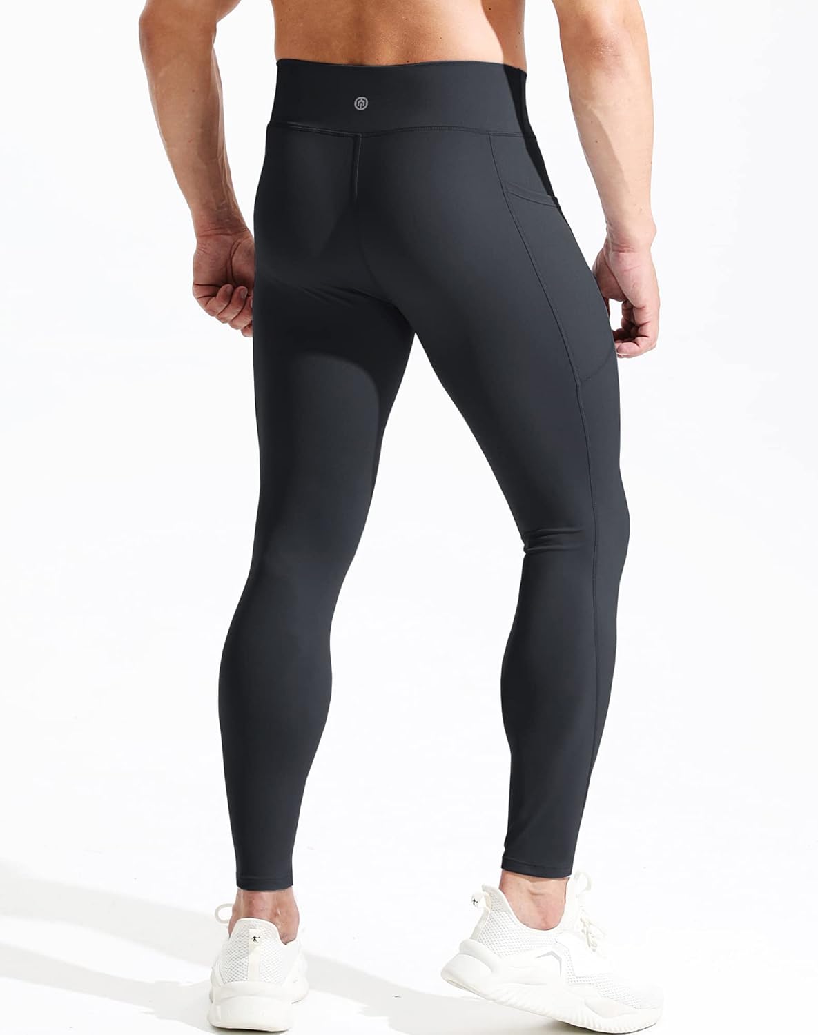 NELEUS Men's Compression Baselayer Running Tights Gym Leggings with Pockets