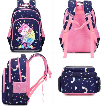 Meisohua Girls School Backpack Set Unicorn Backpack Lightweight Kids School Bookbag Girls Casual Daypack