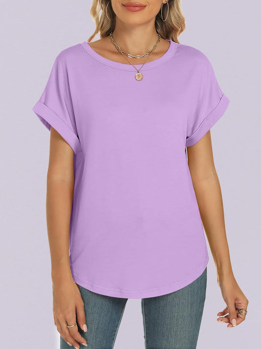ANRABESS Oversized Tshirts for Women Summer Tops Short Sleeve Casual Loose Basic Tee Shirt Cute Outfits 2025 Trendy Clothes