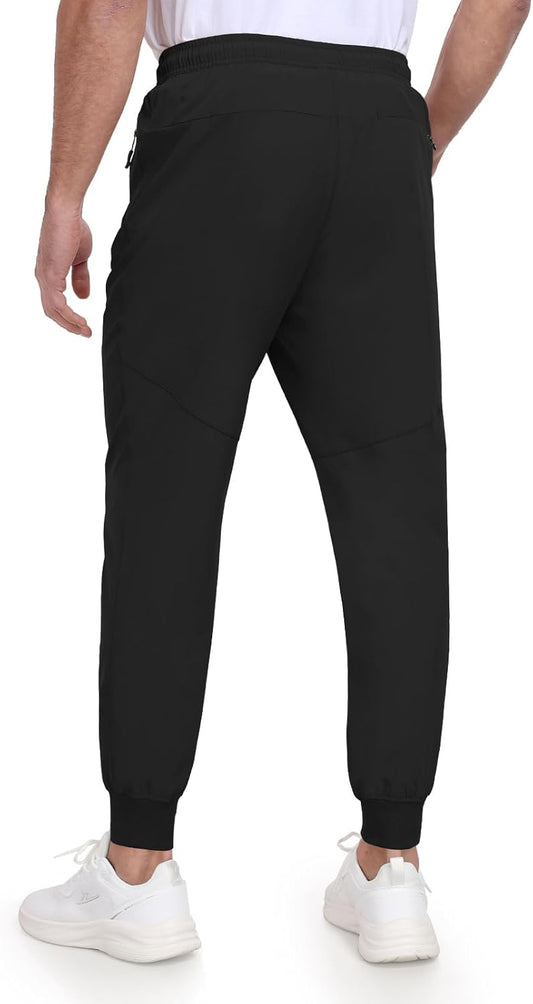 Mens Jogger Lightweight Athletic Workout Pants Quick Dry Breathable Track Jogging Sweat Pants for Exercise Gym