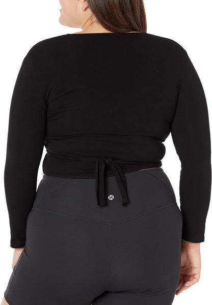 Capezio Women's Self Tie Wrap Top