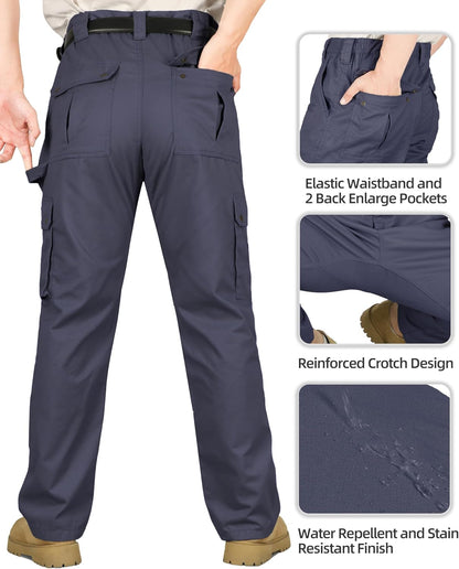 BOCOMAL FR Pants for Men Cargo Flame Resistant Pants(2112&CAT2) 100% C 7.5oz Utility Fire Resistant Pants