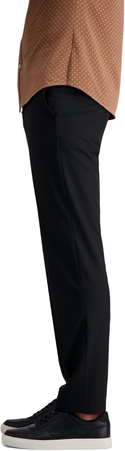 J.M. Haggar Men's 4 Way Stretch Slim Fit Flat Front Dress Pant
