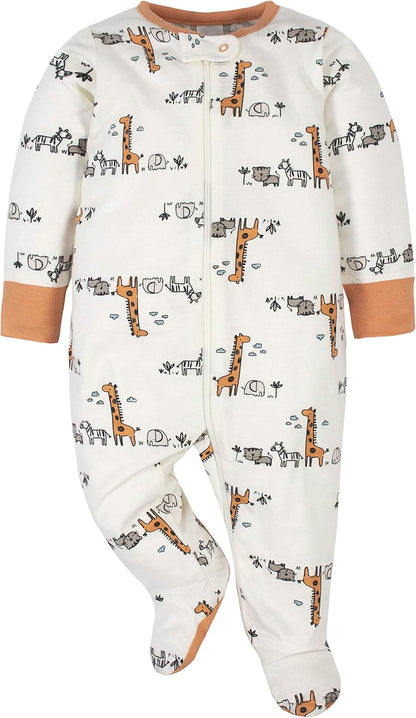 Gerber Baby Boys 4 Pack Sleep 'N Play Footie