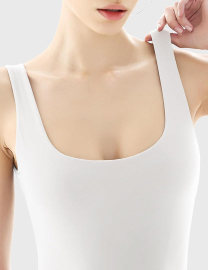 PUMIEY Bodysuit for Women Sleeveless Backless Tank Top Sharp Collection