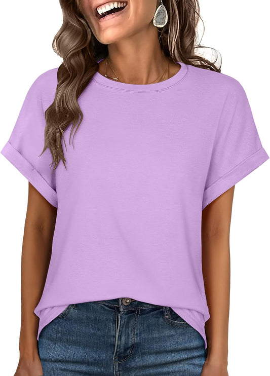 ANRABESS Oversized Tshirts for Women Summer Tops Short Sleeve Casual Loose Basic Tee Shirt Cute Outfits 2025 Trendy Clothes