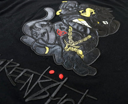 SCREENSHOT-TEE3202SS Mens Hip-Hop NYC Streetwear Urban Varsity Racing Premium Tee