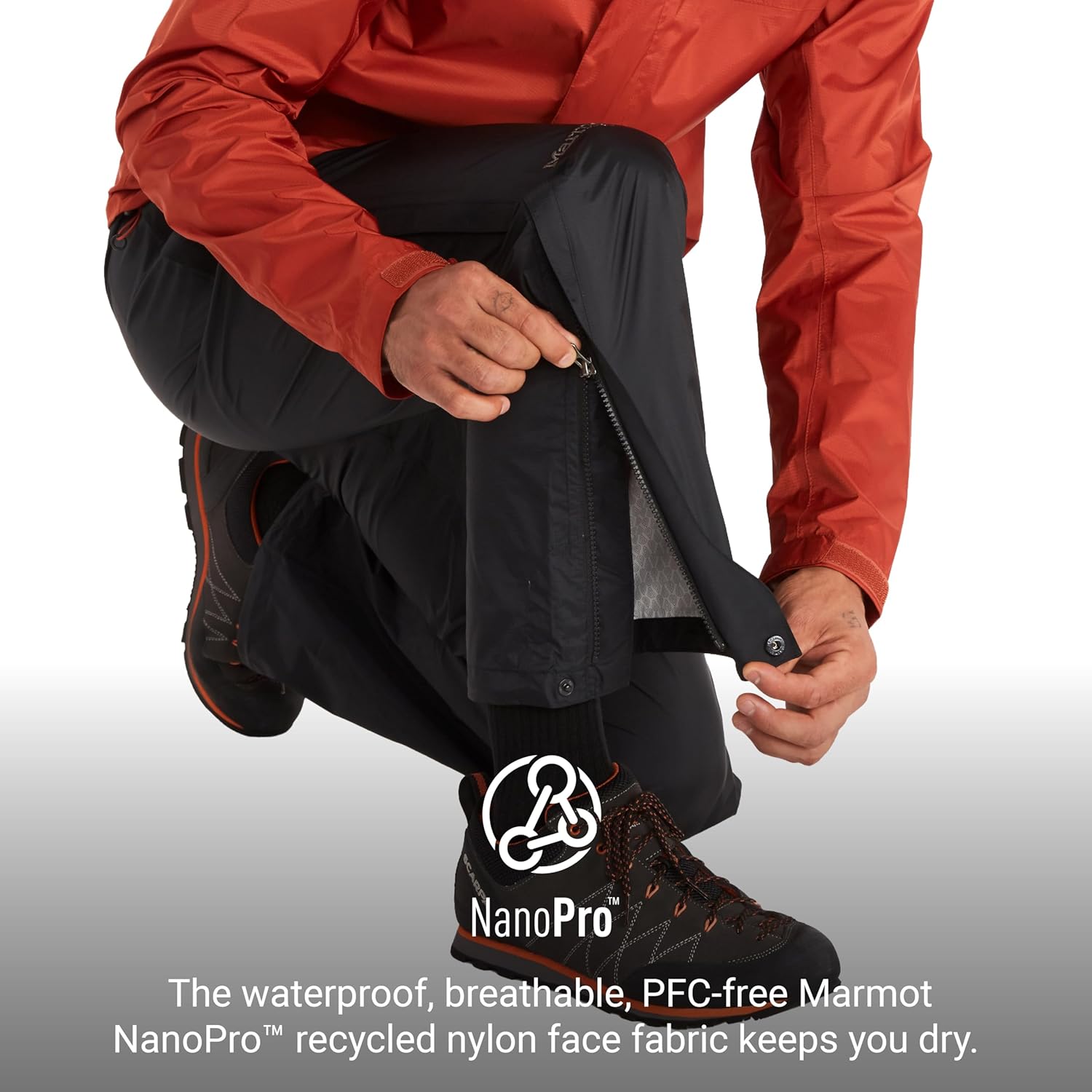 MARMOT Men's Precip Eco Full Zip Pants